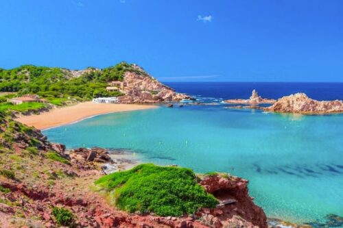Hidden beaches in Menorca Hidden beaches in Menorca