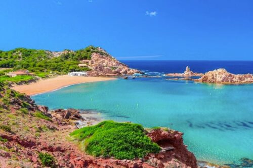 Hidden beaches in Menorca