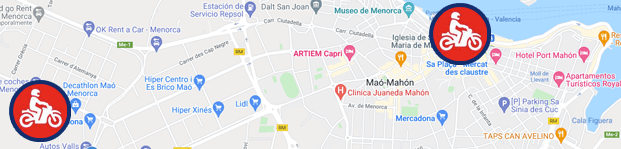 Alquiler moto Menorca Alquiler moto Menorca