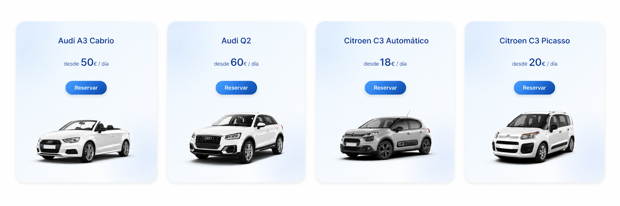 Aluguer de carros no aeroporto de Menorca — Autos Valls